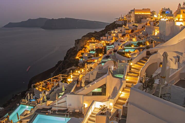 Experience Santorini's Sights and Flavors: A Day of Discovery and Sunset