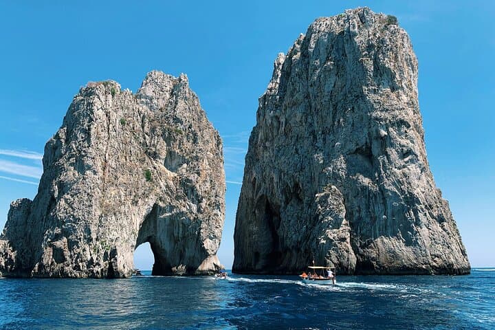 Private Capri Boat Tour: Faraglioni, Blue Grotto & Full-Day From Positano