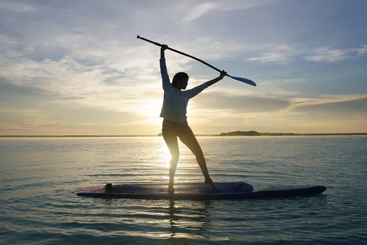 Paddle at Dawn in Bacalar: Sunrise SUP & Kayak to Cenotes and Bird Islands photo 2