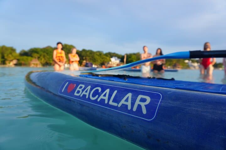 Paddle at Dawn in Bacalar: Sunrise SUP & Kayak to Cenotes and Bird Islands photo 5