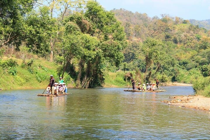 Full-Day Elephant Bathing and Bamboo Rafting Tour in Chiang Mai photo 2