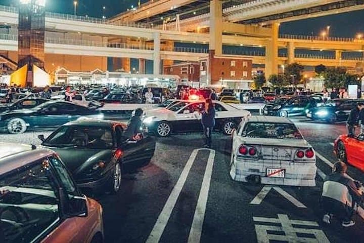 Tokyo JDM Night Cruise: Secret Daikoku Car Meet Experience