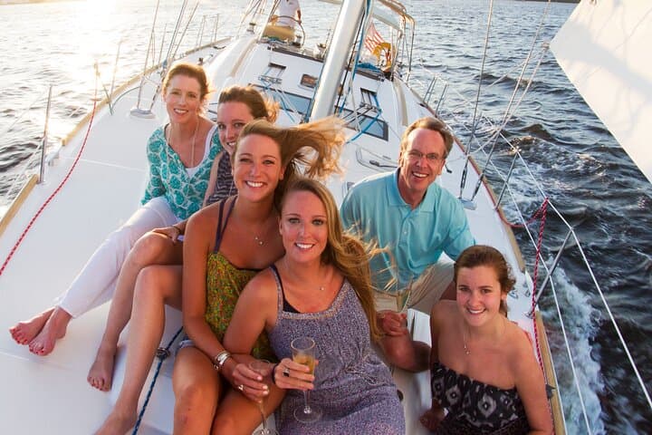 Sunset Sail on the Mystique: Private Dolphin & Charleston Harbor History Cruise photo 4