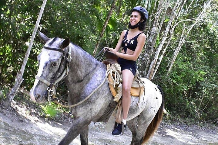Playa del Carmen Jungle Combo: ATV, Horseback, Ziplines & Cenote Adventure photo 1