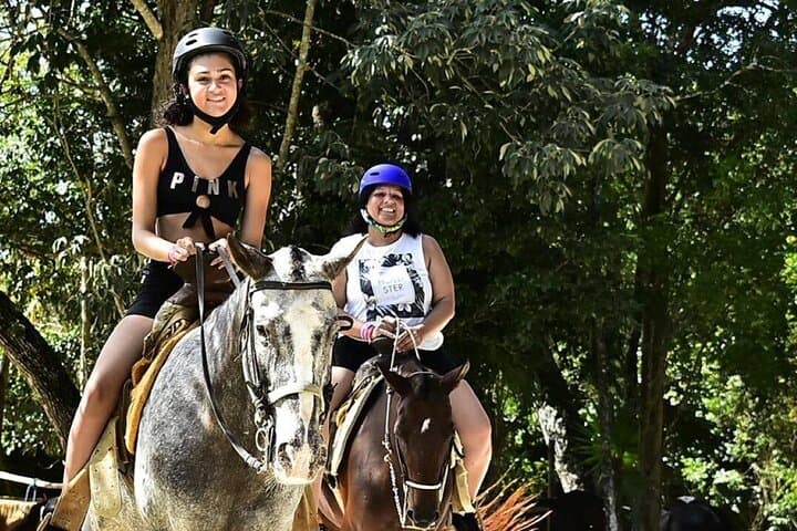 Playa del Carmen Jungle Combo: ATV, Horseback, Ziplines & Cenote Adventure photo 4