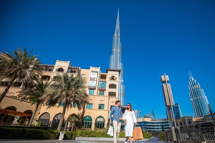 Dubai Heritage and Burj Khalifa Experience: Creek Abras, Souks & 124th Floor Views