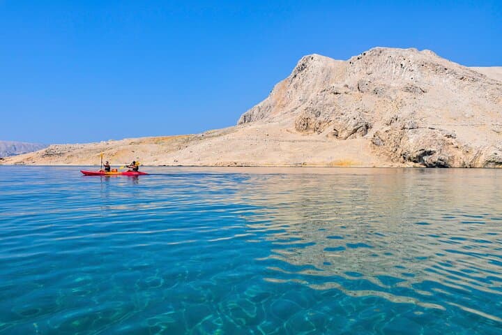Kayak + Via Ferrata Around Lun's Ancient Olive Gardens