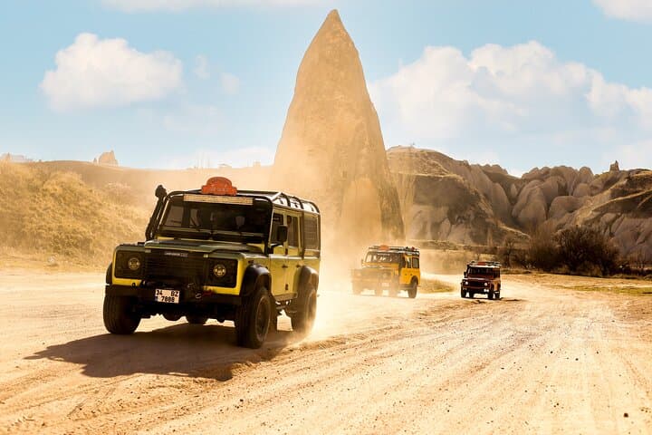 Sunset Jeep Safari in Cappadocia: Off‑Road Tour of Fairy Chimneys & Hidden Valleys
