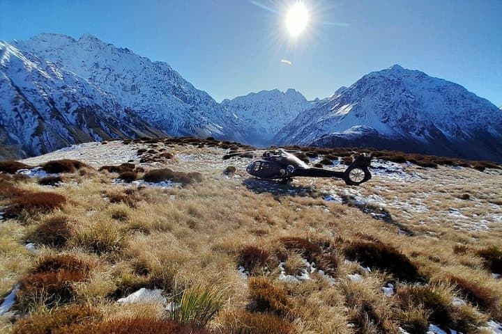 Helicopter Tour of Canterbury's Southern Alps: Braided Rivers to Snow Landings photo 1