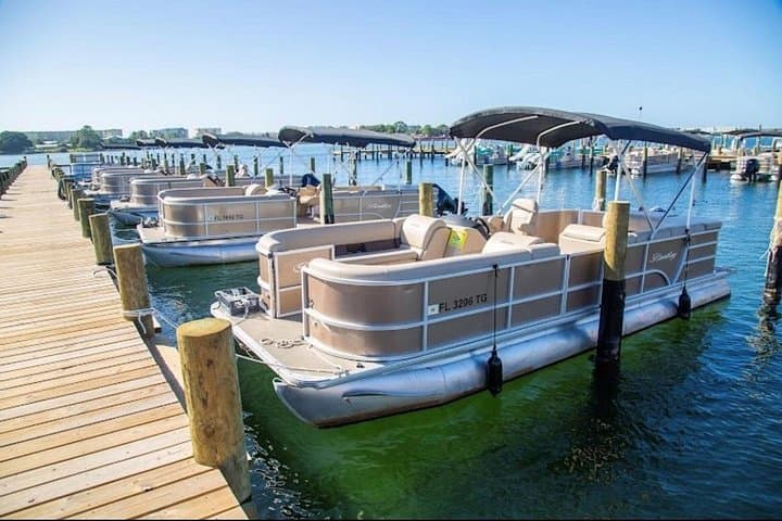 Explore Crab Island: Full-Day Pontoon Rental from Okaloosa Island photo 2