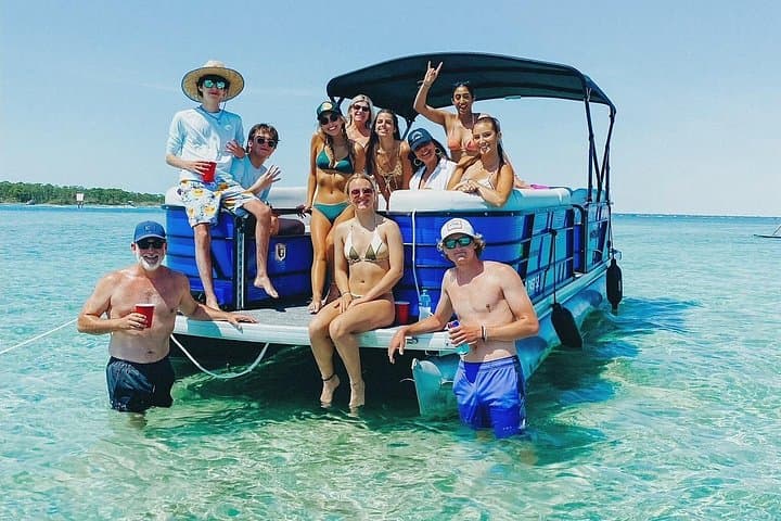 Explore Crab Island: Full-Day Pontoon Rental from Okaloosa Island photo 4