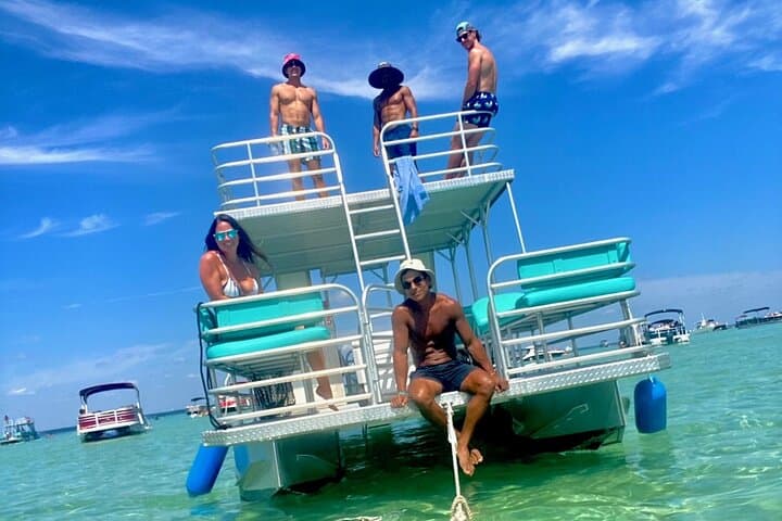 Full-Day Double-Decker Pontoon Rental on Okaloosa Island — Crab Island & Choctawhatchee Bay photo 4