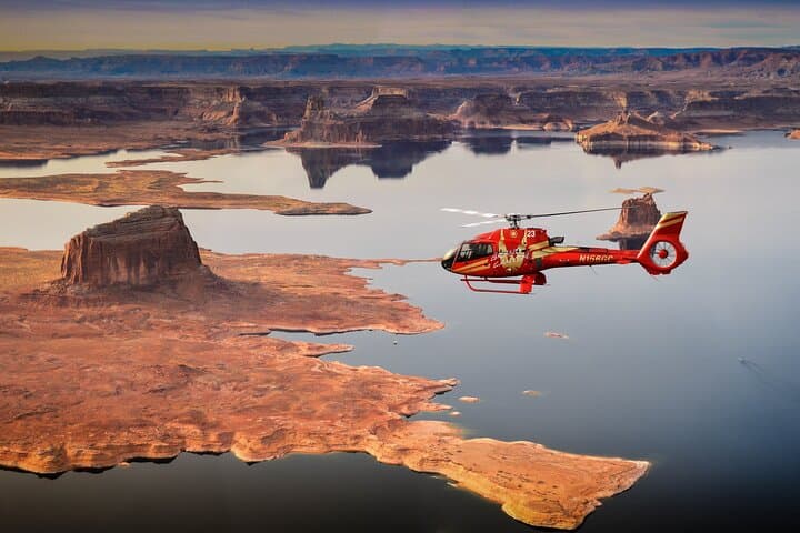 Tower Butte Helicopter Tour — Page AZ Aerial Landing over Lake Powell & Horseshoe Bend photo 2