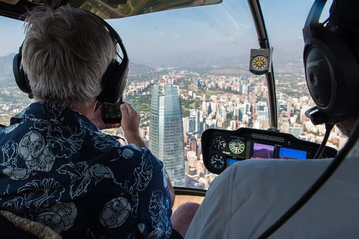 Helicopter Flight Over Santiago: Private 30-Min Aerial Tour with Hotel Transport photo 2