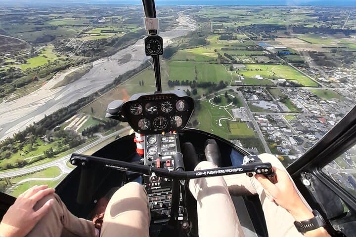 Rangiora Helicopter Trial Flight: Take the Controls Above Canterbury