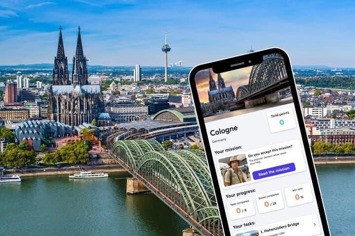 Cologne Exploration Game: Self-Guided City Tour & Quiz Adventure