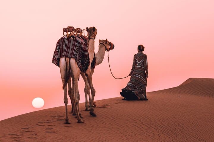 Lahbab Red Dunes Safari: Dubai Dune-Bashing, Sandboarding, Camel Rides & BBQ photo 2