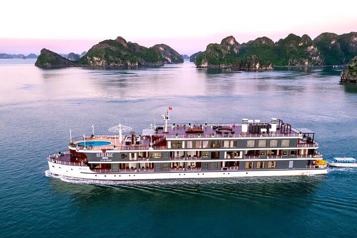 Lan Ha Bay Explorer: 2-Day Heritage Luxury Cruise from Hanoi