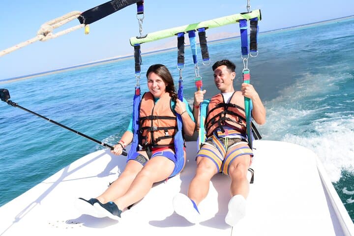 Parasailing over Sharm El Sheikh: Red Sea Sky Rides with Private Pickup photo 4