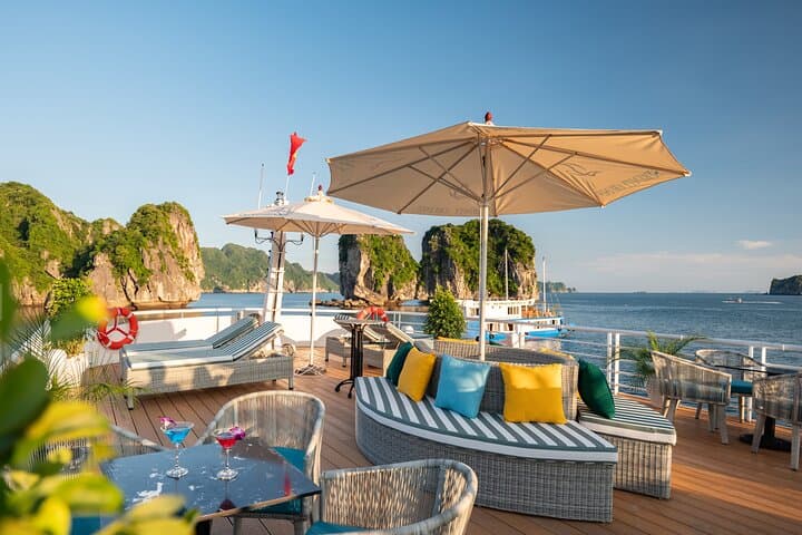 Lan Ha Bay Luxury Day Cruise: Kayak, Swim, Bike & Massage from Hanoi photo 4