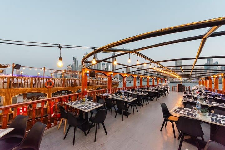 Dubai Dhow Dinner Cruise at Al Seef Creek - 90-Minute Buffet and Tanura Show photo 2