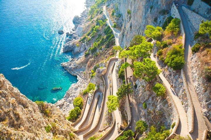 Capri & Anacapri: Boat Tour of Grottos, Faraglioni and Monte Solaro Day Trip from Naples photo 2