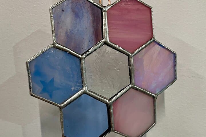 Santa Fe Stained Glass Workshop — Make Your Own Honeycomb Suncatcher photo 2