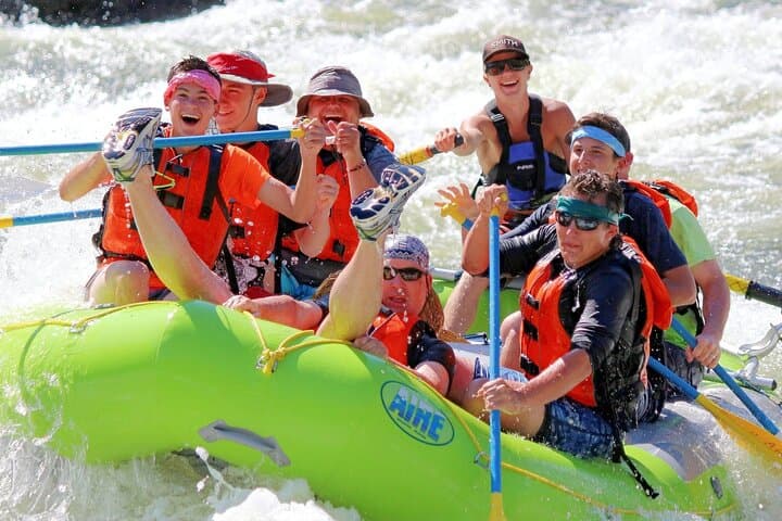 Half-Day Salmon River Rafting in Riggins, Idaho — Class III Canyons & Sandy Beaches
