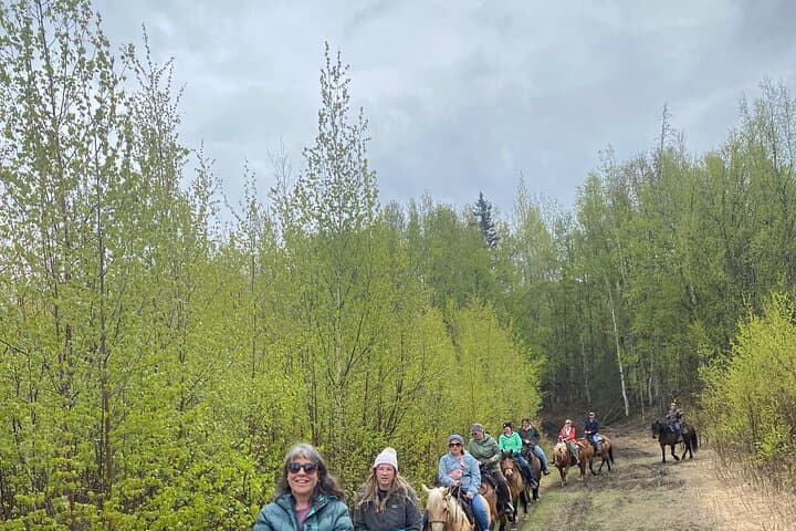 Zipline and Horseback Adventure in the Alaskan Mountains — Chugach Ranch Combo photo 6