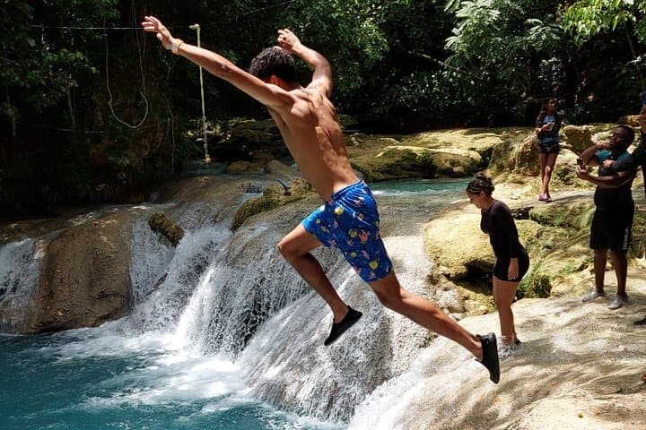 Blue Hole & Dunn's River Falls Tour — Swim, Climb and Rope-Swing in Ocho Rios photo 1