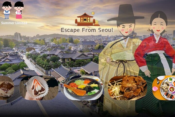 Jeonju Day Trip: Shuttle Bus & Hanbok Experience from Seoul or Busan