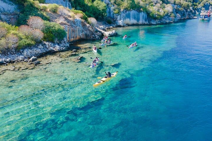 Guided Kekova Sea Kayaking from Demre — Sunken City, Simena Castle & Tersane Bay photo 5