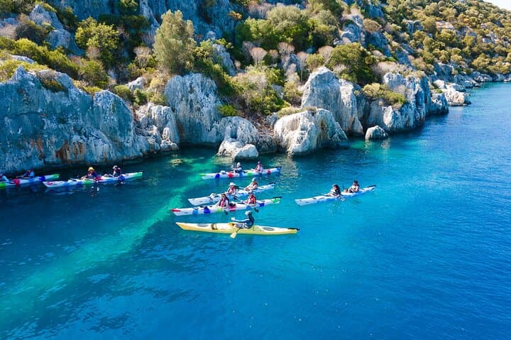 Guided Kekova Sea Kayaking from Demre — Sunken City, Simena Castle & Tersane Bay photo 4