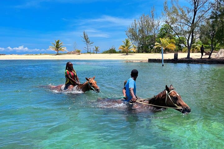 Montego Bay Bamboo Rafting and Horseback Swim — Great River Raft & Beach Ride photo 3