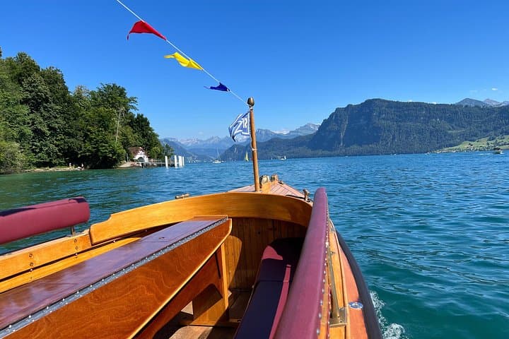 Private Motor Yacht on Lake Lucerne: Historic 1926 Cruise with Alpine Views photo 3