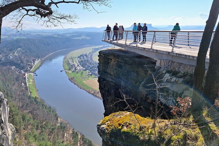 Bastei Bridge and Kamenice Gorge: Day Trip from Dresden with Boat Ride & Lunch photo 3