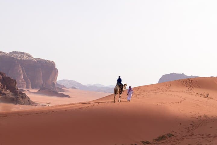 Wadi Rum Sunset Yoga and Bedouin Overnight: 4x4 Desert Tour & Glamping Experience photo 3