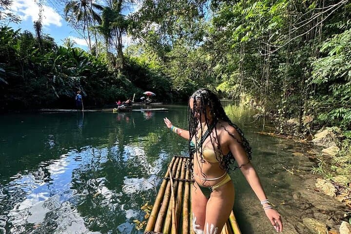Private Bamboo River Rafting and Limestone Foot Massage from Montego Bay photo 3
