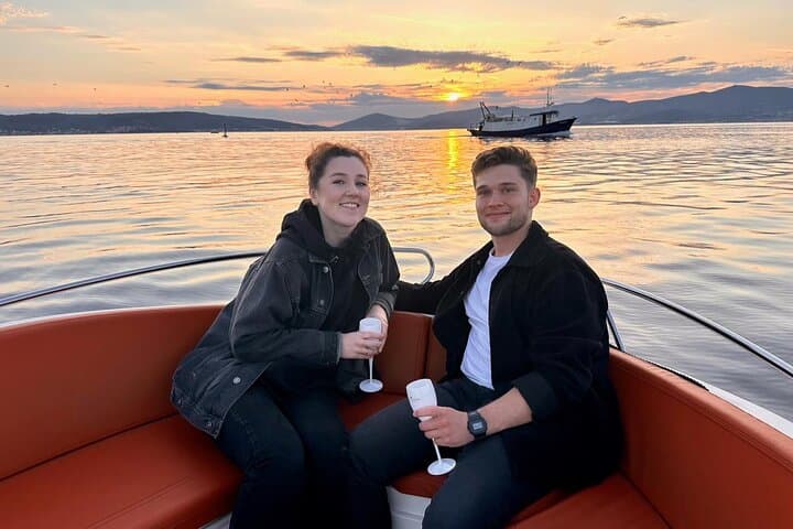 Split Sunset Boat Tour with Music, Swim & Wine photo 2