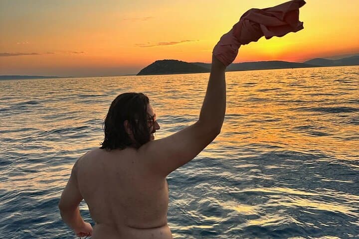 Split Sunset Boat Tour with Music, Swim & Wine photo 4