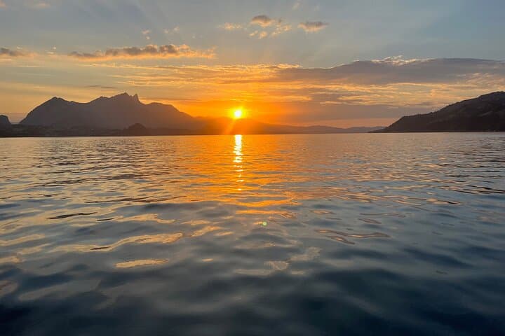 Private Sunset Boat Cruise on Lake Thun from Interlaken photo 6