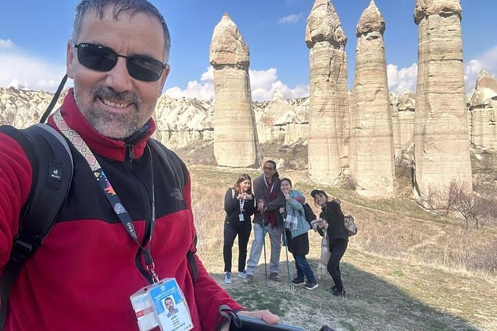 Full-Day Cappadocia Hike Through Pigeon, Love & Red Valleys with Village Lunch