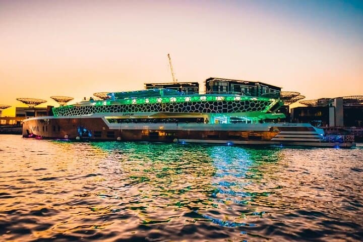 Lotus Mega Yacht Dinner Cruise in Dubai Marina — Sunset Dinner & Skyline Views photo 3