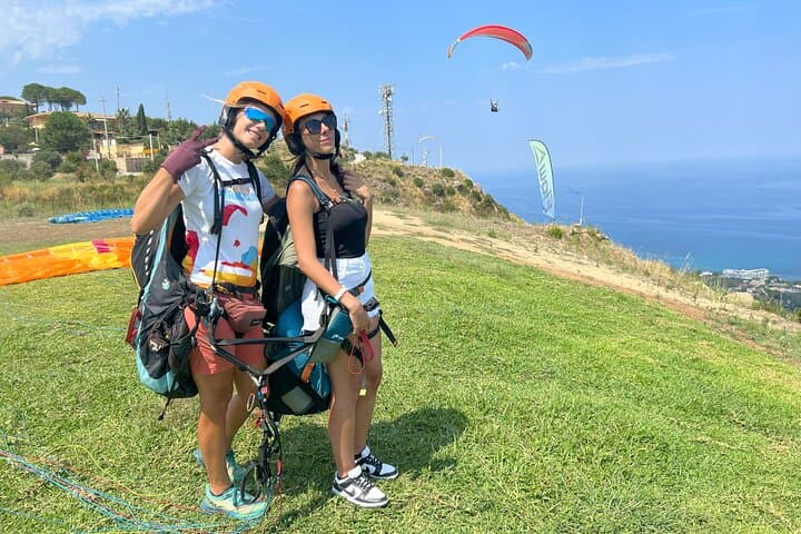 Tandem Paragliding over Cefalù's Coastline: 1-Hour Flight with GoPro Photos photo 3