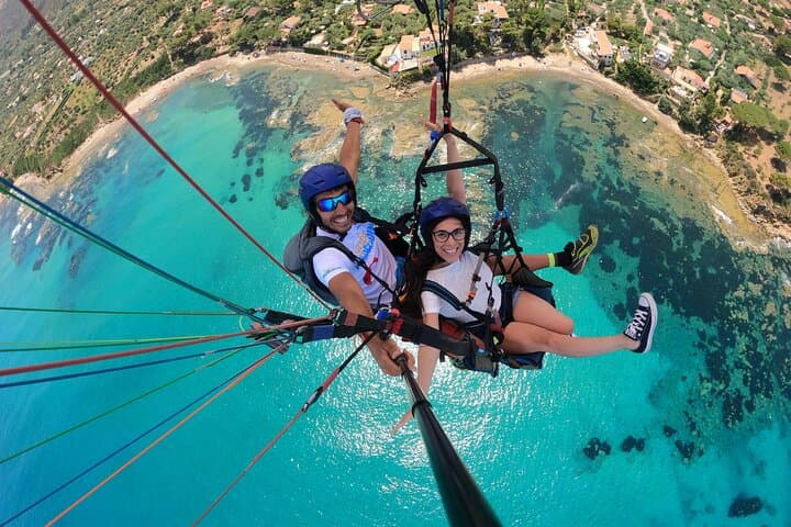 Tandem Paragliding over Cefalù's Coastline: 1-Hour Flight with GoPro Photos photo 2