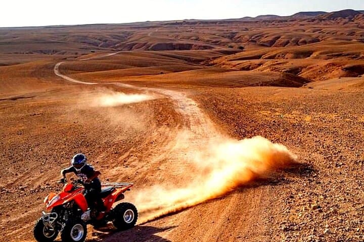 Sunset Quad and Camel Ride with Traditional Dinner in the Agafay Desert (From Marrakech) photo 4