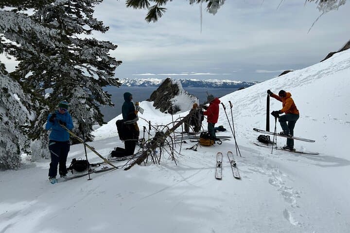 Guided Backcountry Ski at Lake Tahoe: Skin to Herlan Peak and Backcountry Descent