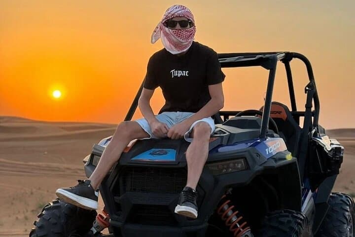 Dubai Evening Desert Safari with Quad Bike, Dune Bashing & Live BBQ photo 4