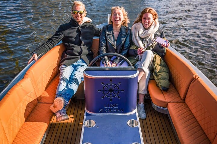 Silent Electric Boat Rental on Haarlem Canals: Self-Drive Sloepen photo 6