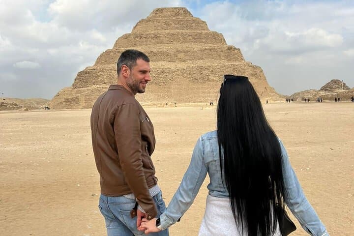 Private Giza Pyramids, Sakkara & Memphis Day Tour with Camels and Lunch photo 1